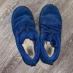 UGG Navy Suede Ankle Boots